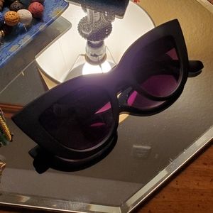 Quay Australia "Kitti" Matte Black Sunglasses